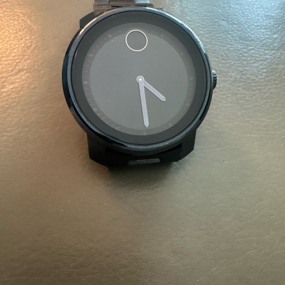 Movado Black Smartwatch with Minimalist Design - Picture 1 of 4